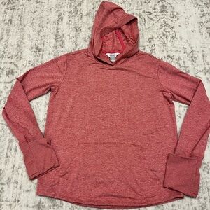 Athleta Girl Hooded Magenta Long Sleeve – Girls Large (12) – VGUC